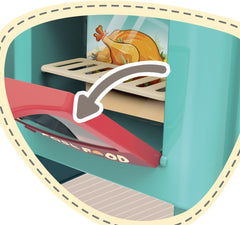 XC Little Chef Fast Food Cart 008 - 958 - Colorland Toys