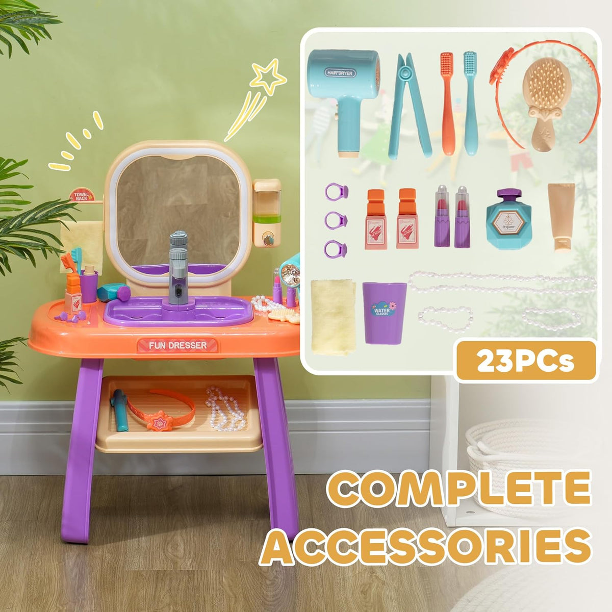 XC Vanity Dresser Beauty Playset 008-959 — image 5