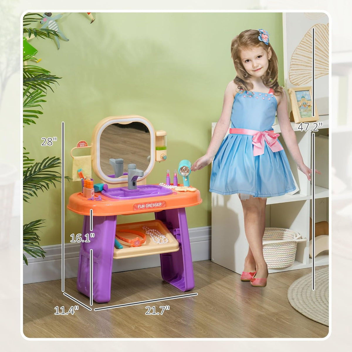 XC Vanity Dresser Beauty Playset 008-959 — image 6