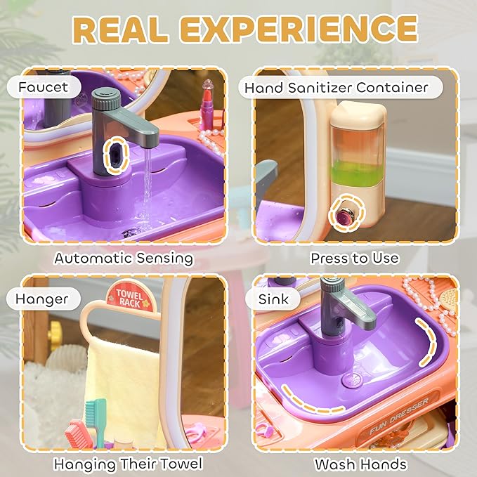 XC Vanity Dresser Beauty Playset 008 - 959 - Colorland Toys