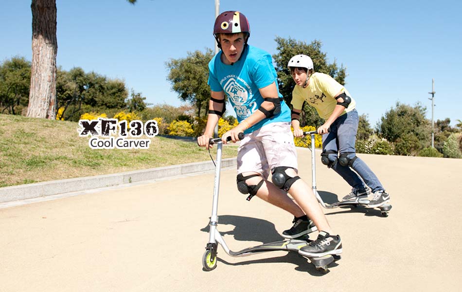 JD Bug Cool Carver Scooter Blue JDXF136-BL - Colorland Toys