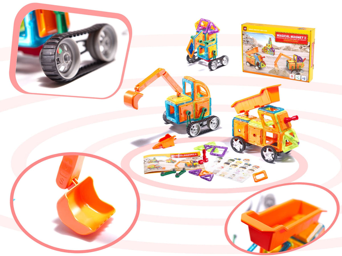 Xinbida Magical Magnetic Blocks 162-Pcs 7212B — image 8