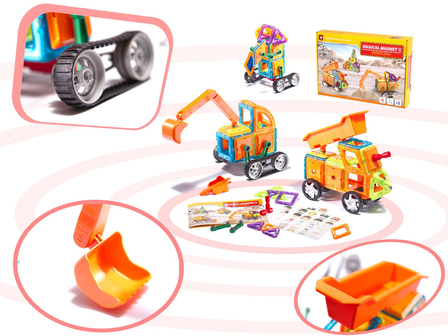 Xinbida Magical Magnetic Blocks 162-Pcs 7212B — image 8
