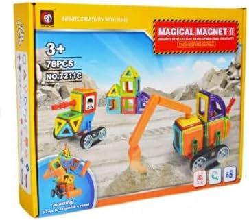Xinbida Magical Magnetic Blocks 78 - Pcs 7211C - Colorland Toys
