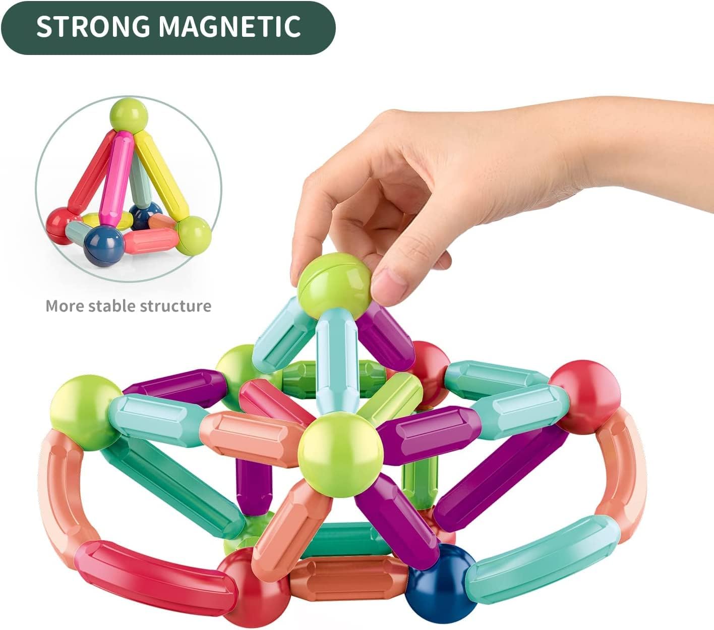 Xinbida Magnetic Sticks 68 - Pcs 677 - Colorland Toys