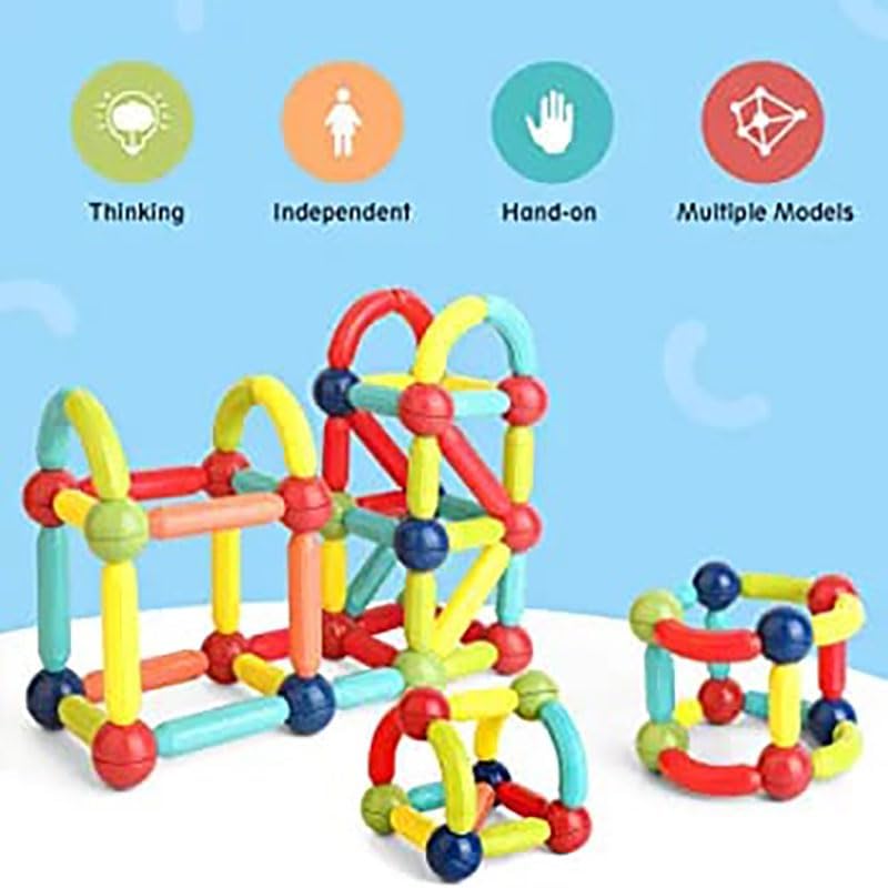 Xinbida Magnetic Sticks 68 - Pcs 677 - Colorland Toys