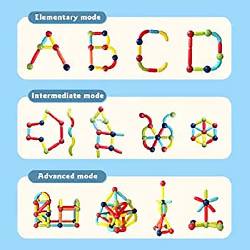 Xinbida Magnetic Sticks 68 - Pcs 677 - Colorland Toys