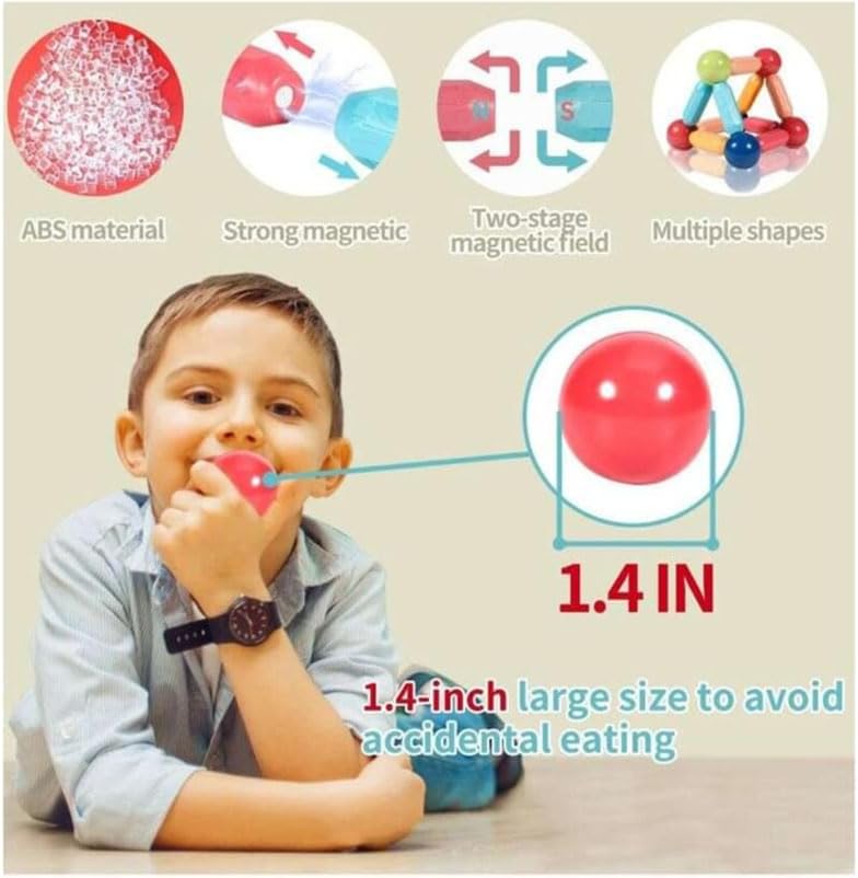 Xinbida Magnetic Sticks 68 - Pcs 677 - Colorland Toys