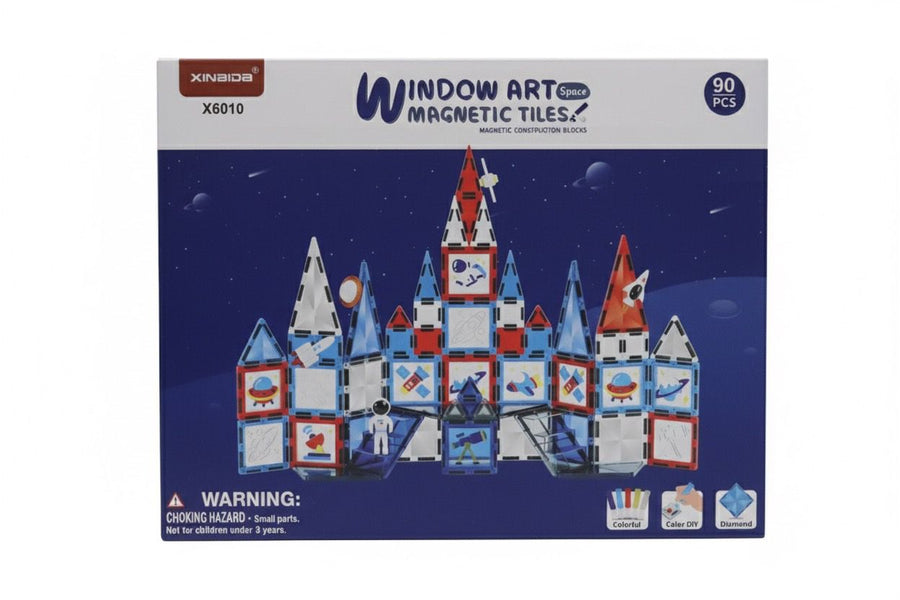 Xinbida Window Art Magnetic Blocks 90-Pcs X6010 — image 1