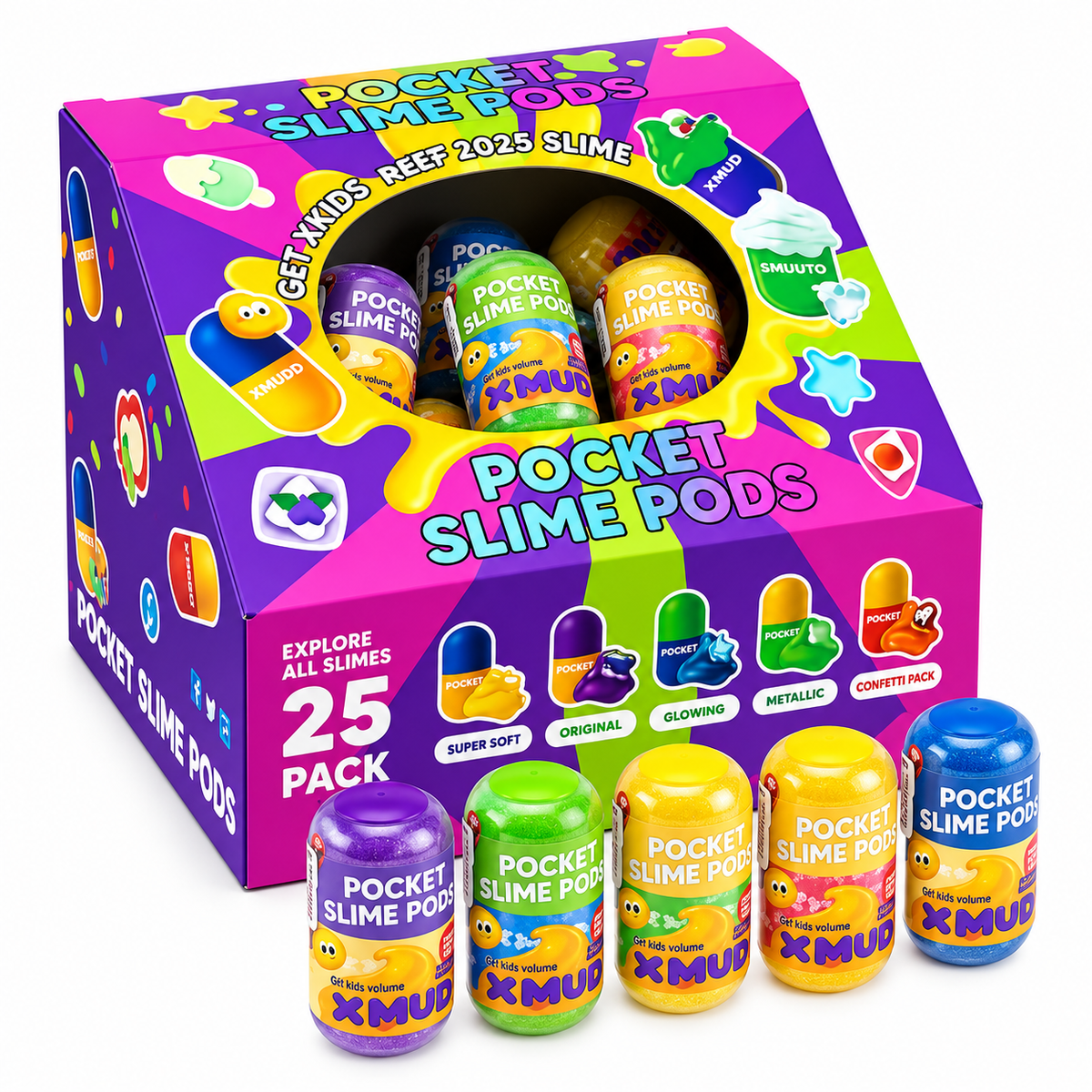 XMUD Pocket Slime Pods Assorted — image 7