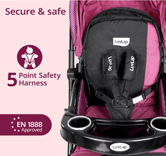 Xplorer Baby Stroller Pink S5000 - Colorland Toys