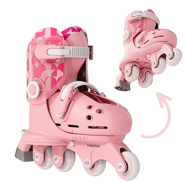 Y-Volution Twista Skates Pink 12J-3 YC01P4 — image 1