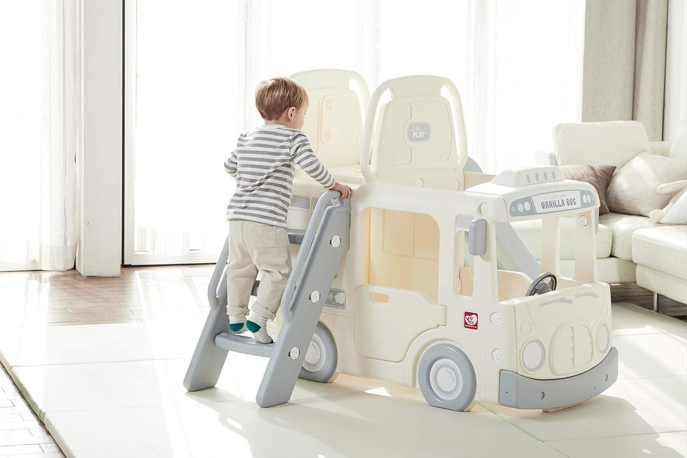 YaYa Little Bus 3in1 Slide Playset Vanilla Y2123 - Colorland Toys