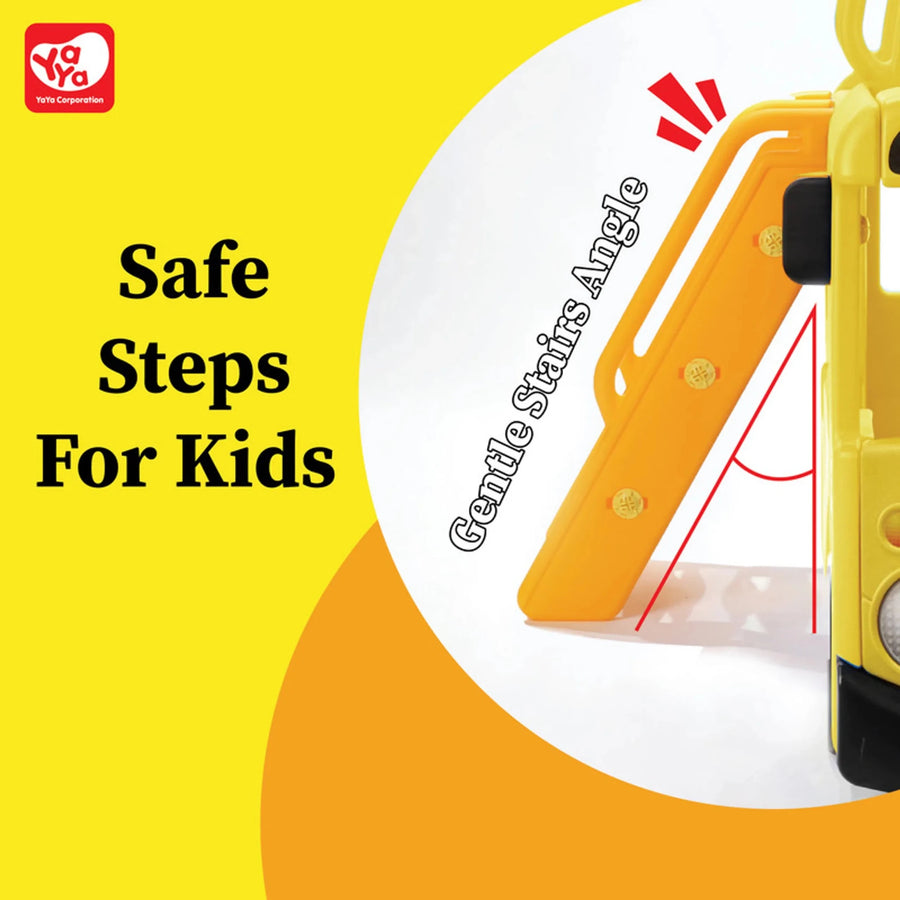 مجموعة ألعاب حافلة المدرسة الصغيرة يايا 3 في 1، صفراء Y2130 — image 4