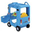 Yaya Ride On Push Car Roof School Bus Blue Z-01