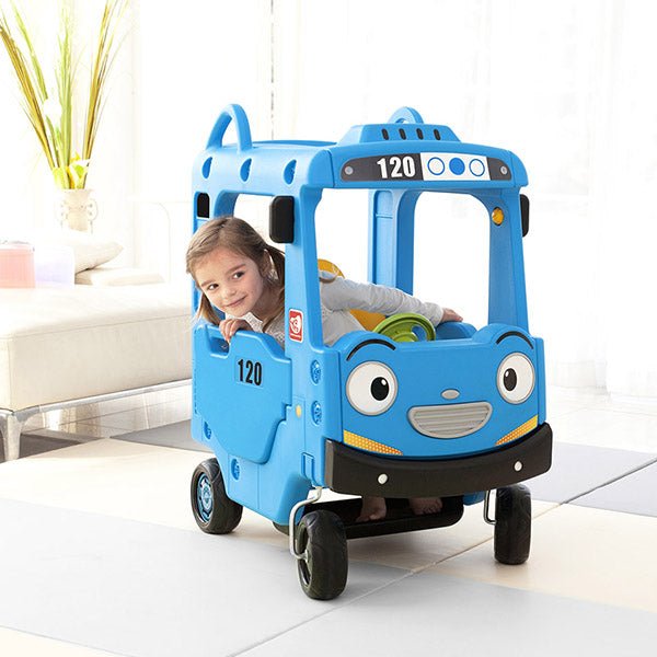 Yaya Ride On Push Car Roof School Bus Blue Z-01 — image 4