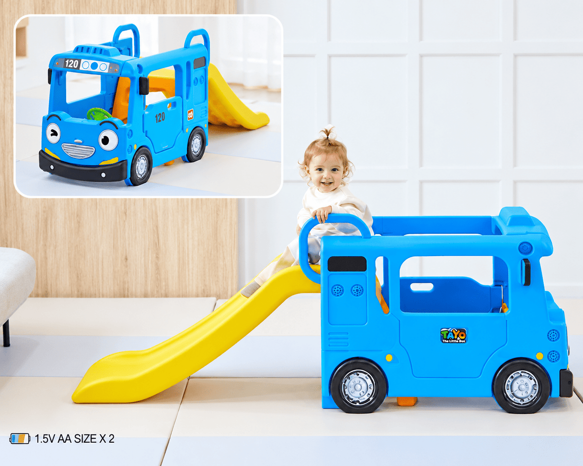 YaYa Tayo Compact Bus Slide Playset Blue Y1969 — image 4