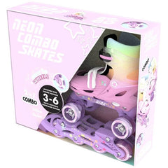 Yvolution Neon Combo Skates 3 - 6 RGB NC49R4 - Colorland Toys