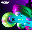 Yvolution Neon Combo Skates Size 12-2 Teal/Pink NT09T4