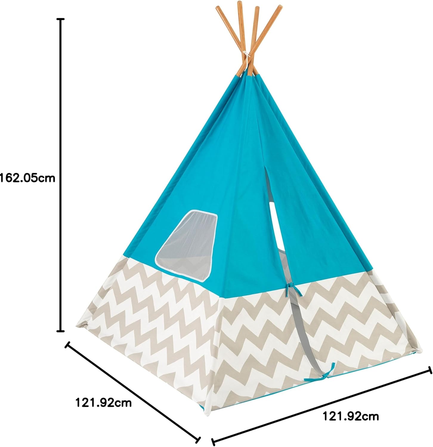Turquoise Teepee Tents - Colorland Toys