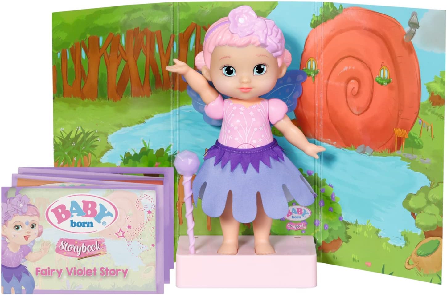 Zapf Creation Baby Born Storybook Fairy Doll Violet 18cm - Colorland Toys
