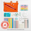 ZIPIT Neon Jumbo Pencil Case – Orange ZTJ-NN