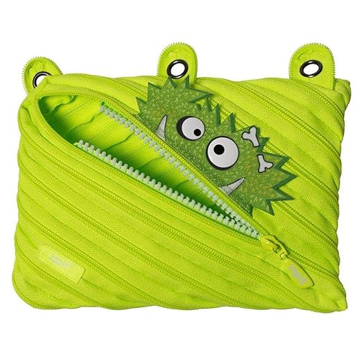 Zipit Talking Monster Pouch Green ZTM - GZZ - Colorland Toys