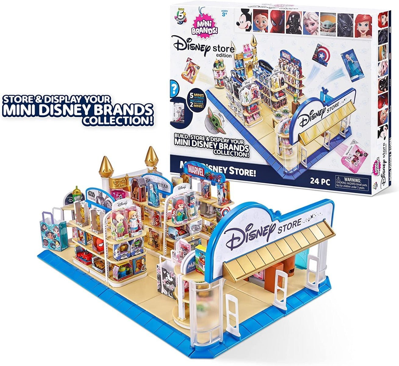 Zuru 5 Surprise Disney Store Mini Brands Playset 77267 - Colorland Toys