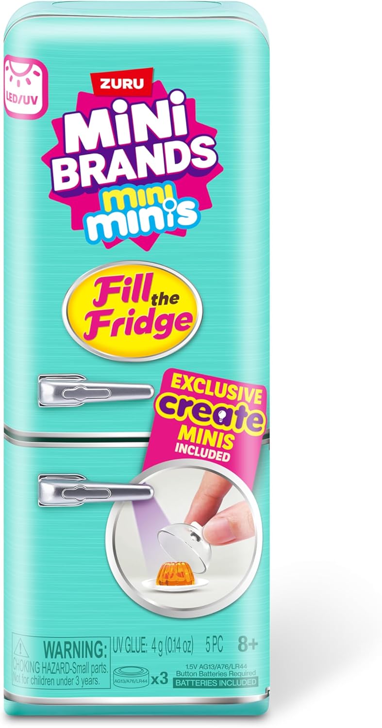 Zuru 5 Surprise Mini Brands Fill The Fridge Playset 77673TQ1 - Colorland Toys