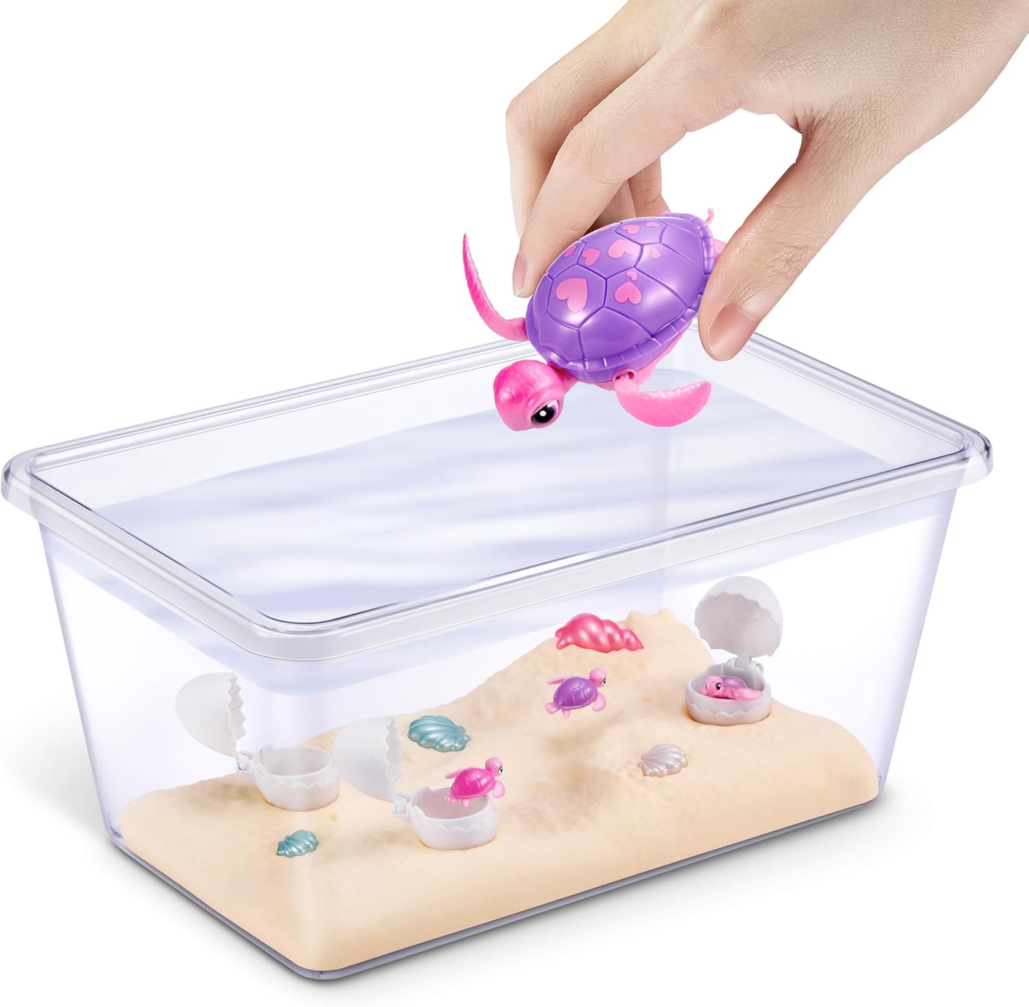 Zuru Pets Alive Mama and Baby Turtle Beach Surprise 9560 - Colorland Toys