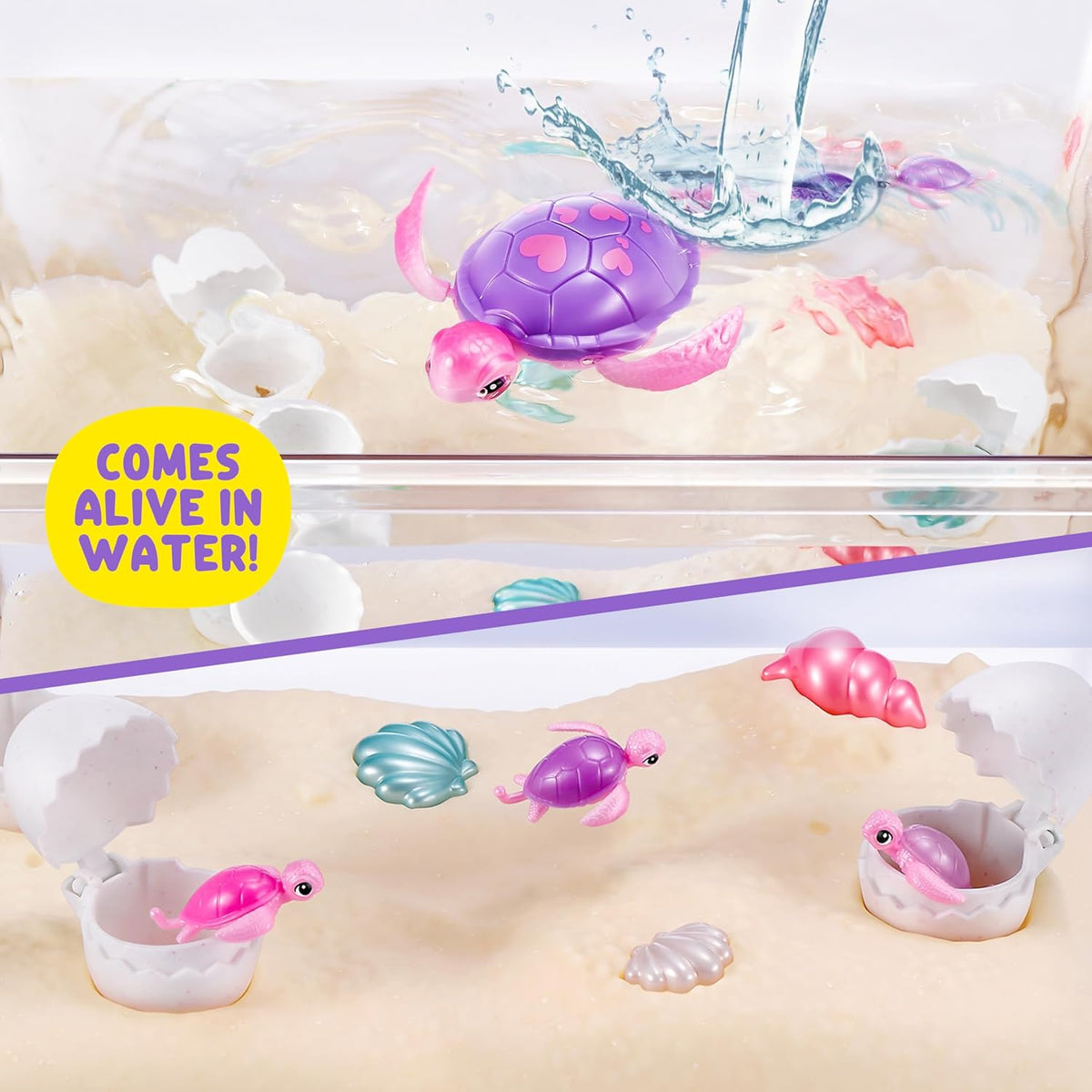 Zuru Pets Alive Mama and Baby Turtle Beach Surprise 9560 — image 2
