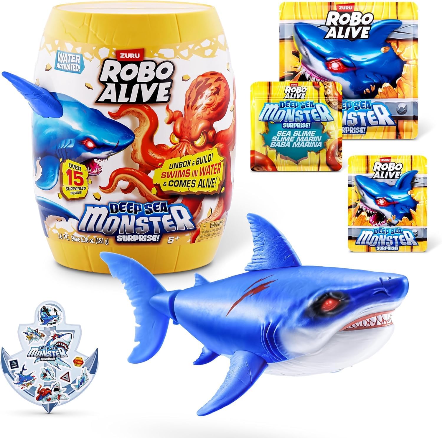 Zuru Robo Alive Deep Sea Monster Surprise 71155 - Colorland Toys
