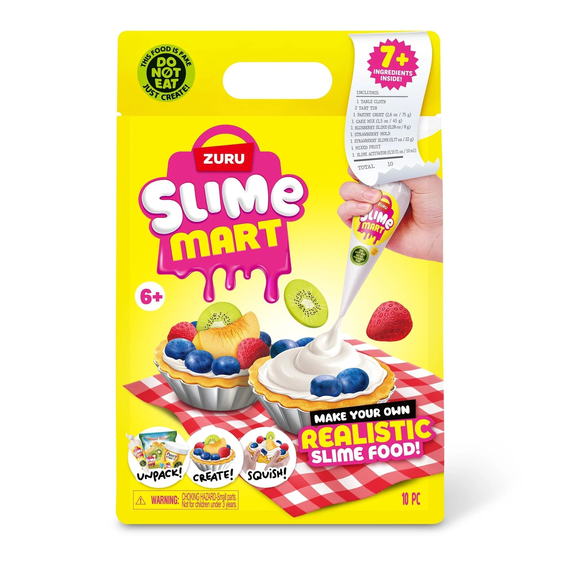 Zuru Slime Mart Small Shopping Bag Series 1 Fruit Tart Bag 15901E - Colorland Toys