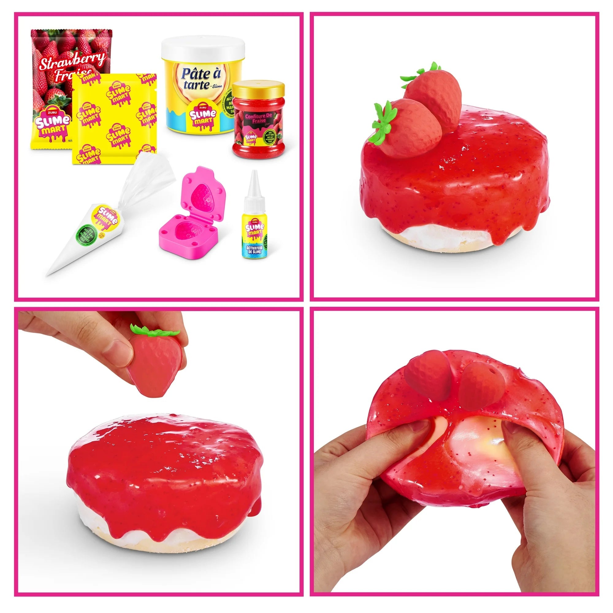 Zuru Slime Mart Small Shopping Bag Series 1 Strawberry Cheesecake 15901A - Colorland Toys