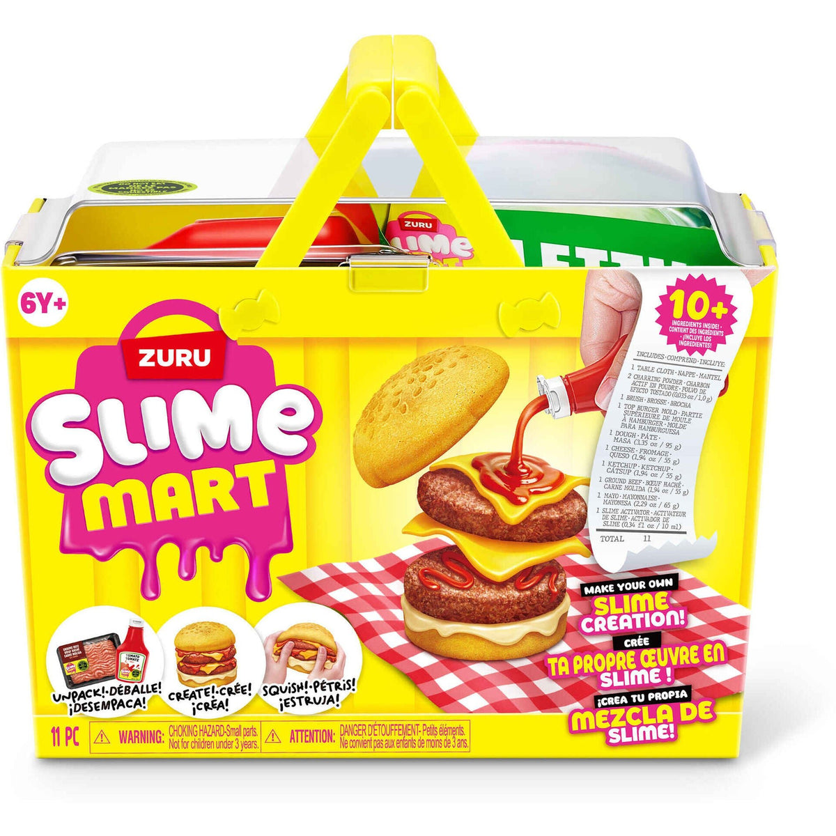 Zuru Slime Mart Small Shopping Basket Series 1 Burger Box 15905A - Colorland Toys