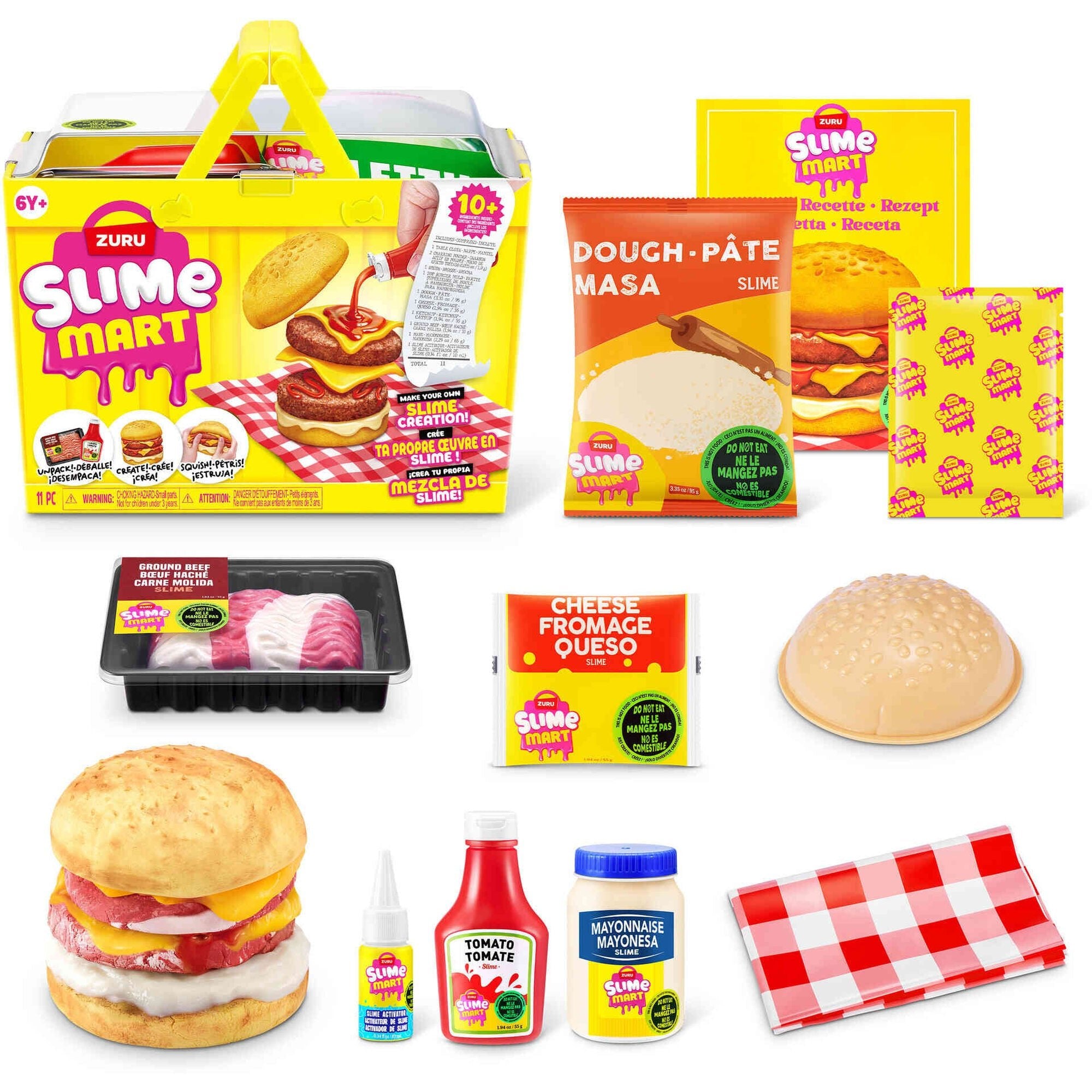 Zuru Slime Mart Small Shopping Basket Series 1 Burger Box 15905A - Colorland Toys