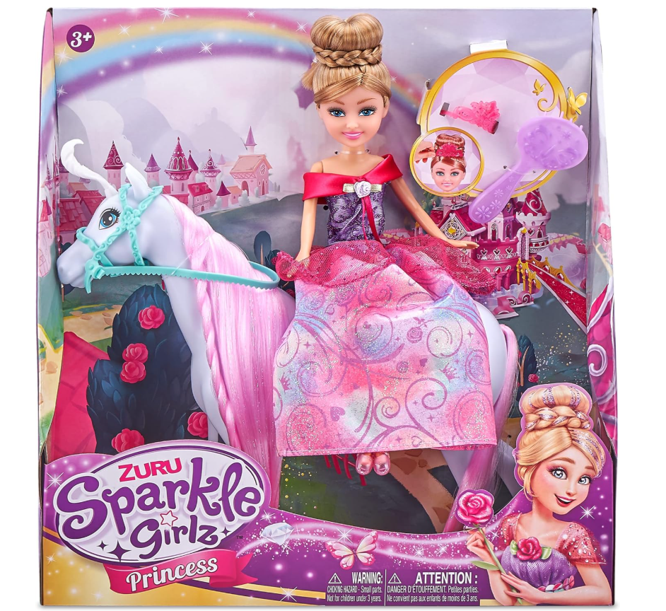 Zuru Sparkle Girlz Princess Doll with Royal Horse 10057 — image 1