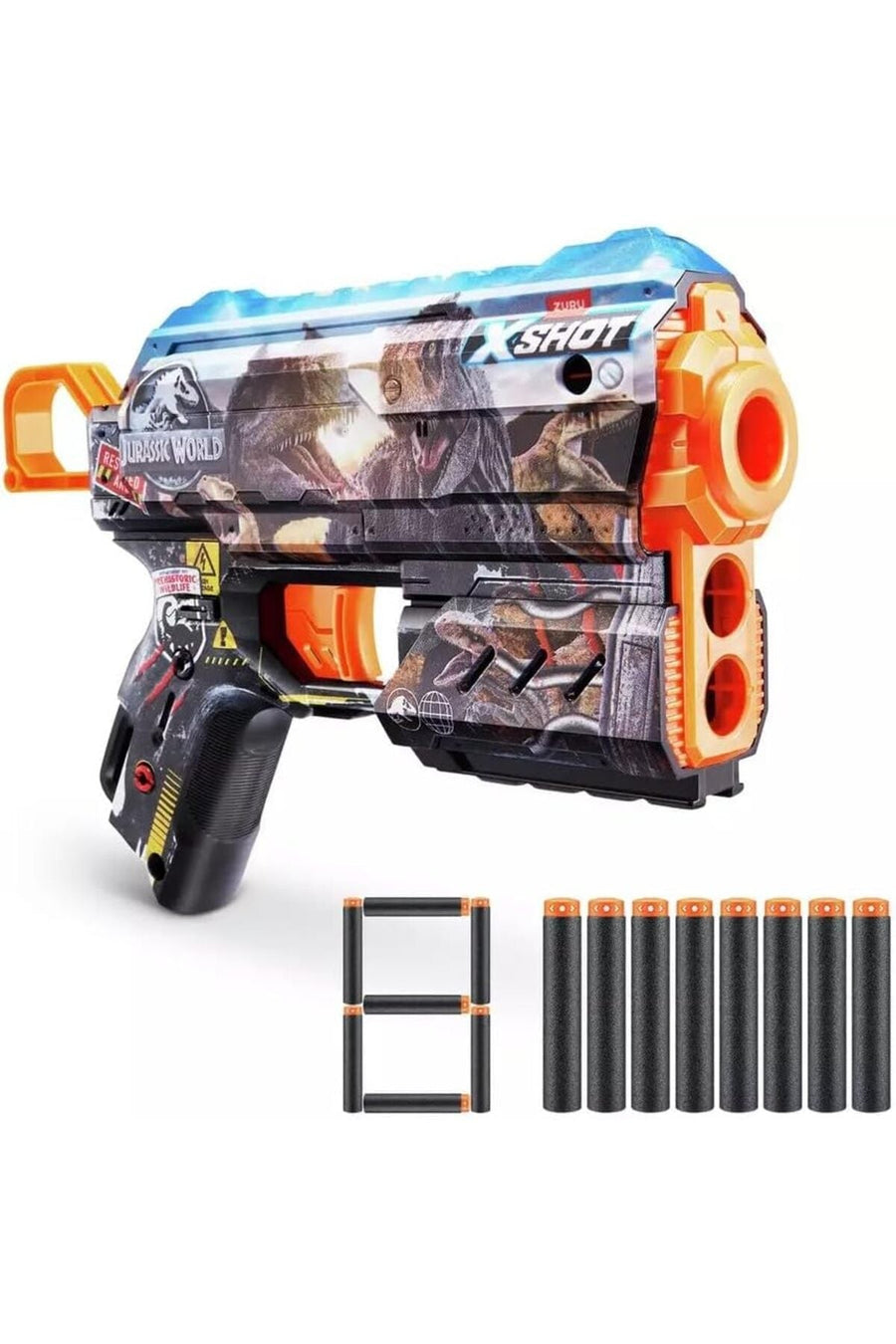 Zuru X-Shot Jurassic World Skins 8-Darts Flux Blaster — image 3