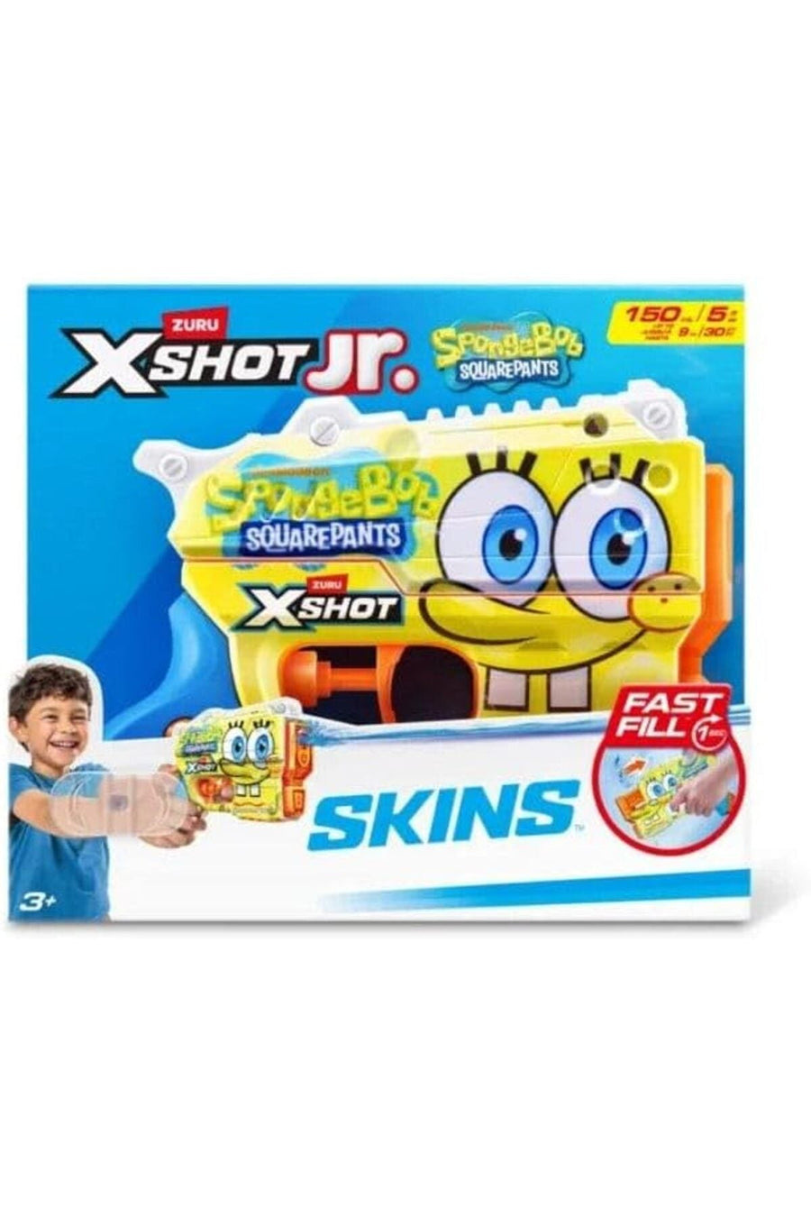 Zuru X-Shot Spongebob Jr. Fast Fill Water Blaster - Pink