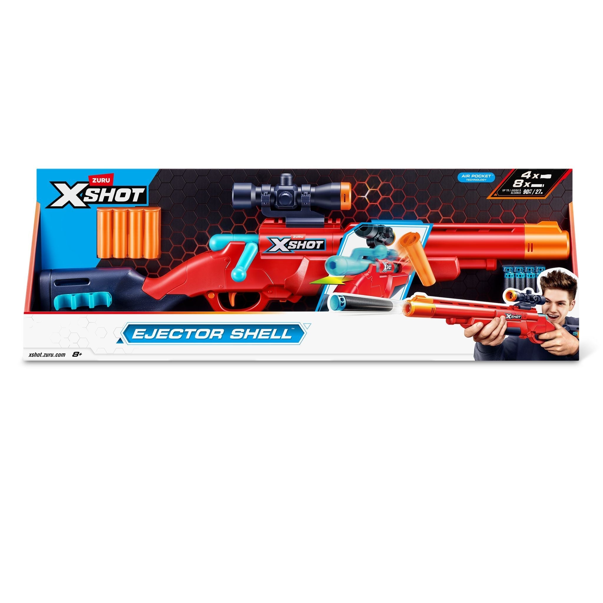ZURU XSHOT Excel Ejector Shell Blaster - Colorland Toys
