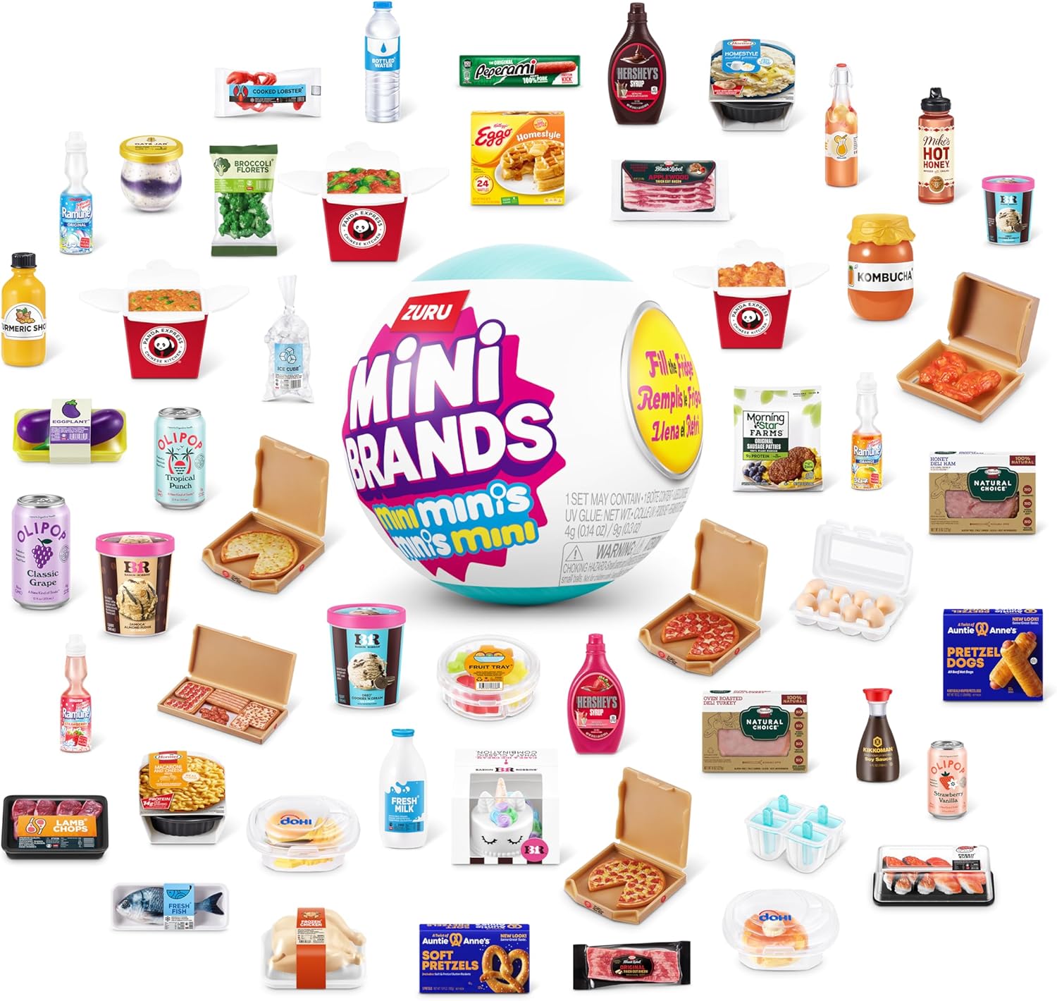 Zuru 5 Surprise Mini Brands Fill The Fridge Capsule- Series-1 77803GQ2 - Colorland Toys