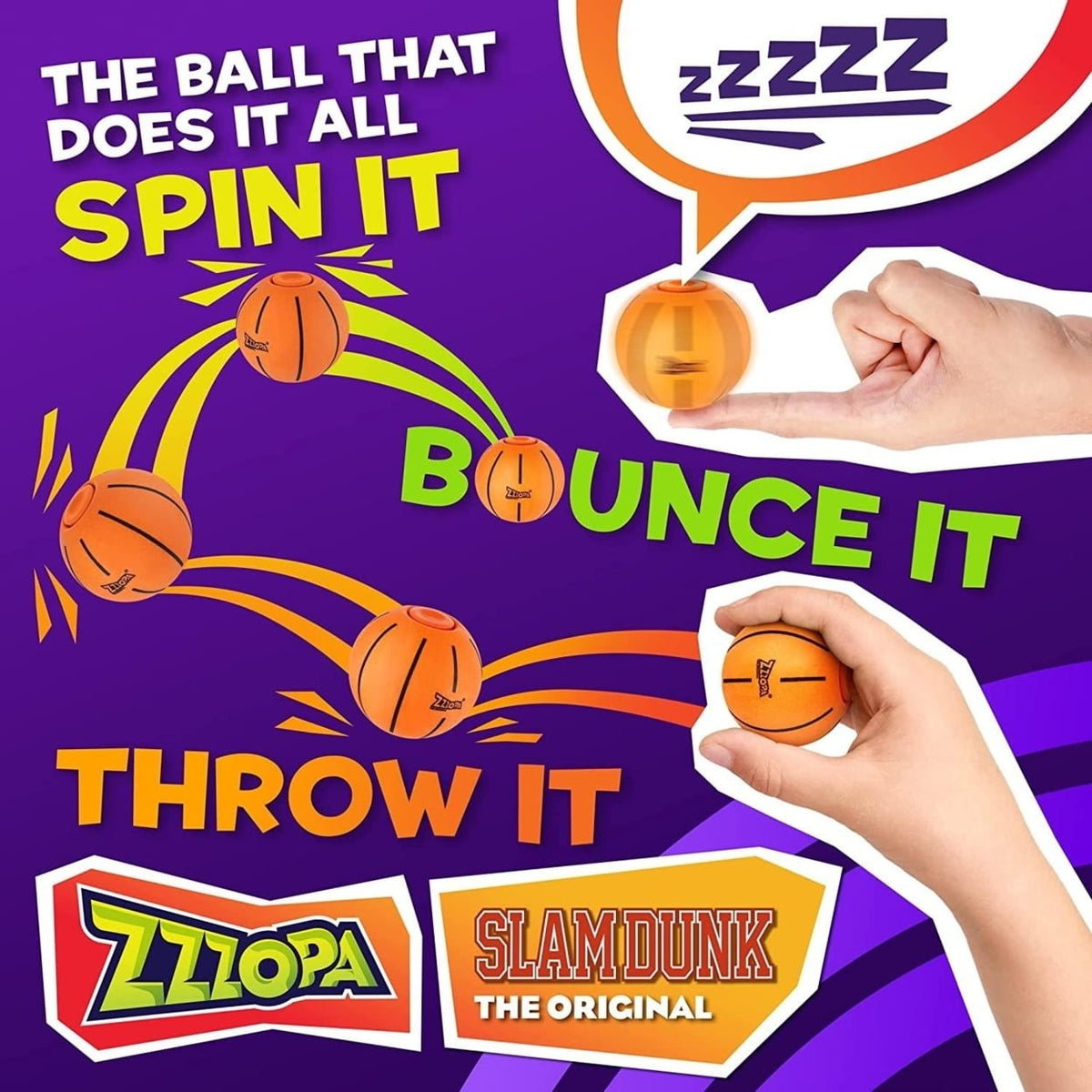 Zzzopa Fidget Ball Sport Range - Basketball Ball PMI-ZZ9010-Q — image 4